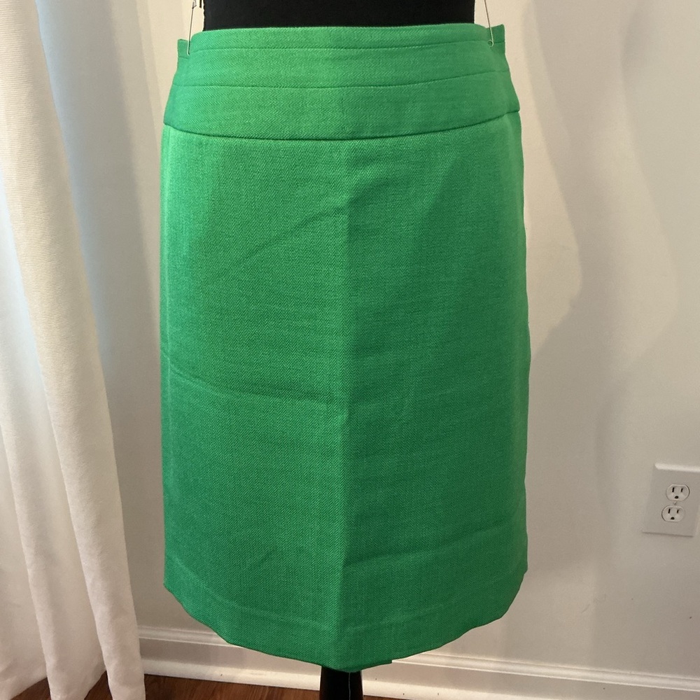 The Limited Vibrant Green Pencil Skirt